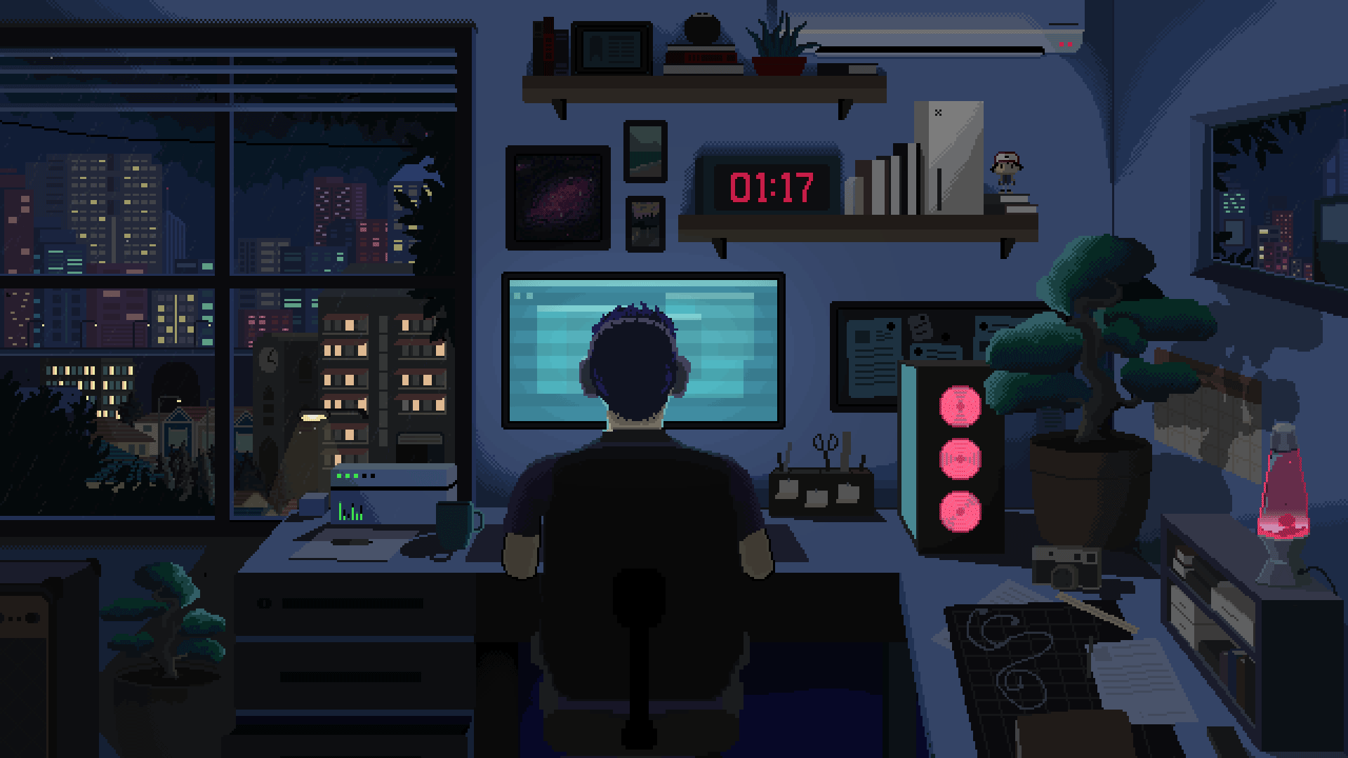 Coding workspace animation